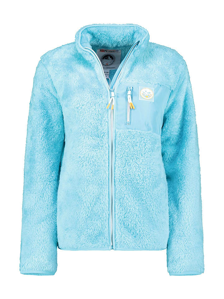 Geographical Norway Kurtka polarowa "Upecious" w kolorze turkusowym rozmiar: XXL