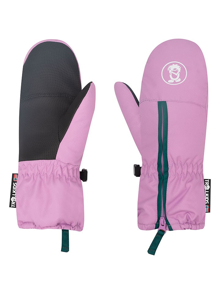 Trollkids Rękawiczki funkcyjne "Mitten" w kolorze jasnoróżowym rozmiar: 4,5