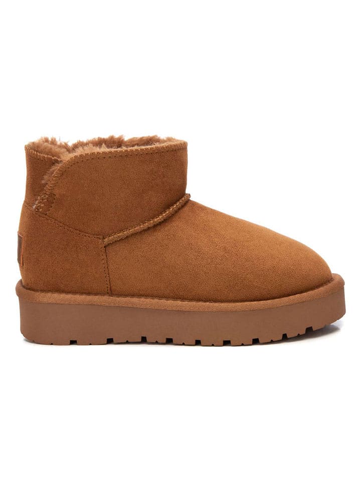 XTI Kids Botki w kolorze jasnobrązowym rozmiar: 37