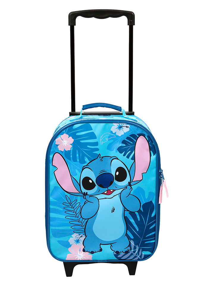 Lilo & Stitch Walizka "Lilo & Stitch" w kolorze niebieskim - 38 x 27 x 13,5 cm rozmiar: onesize