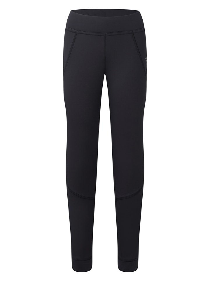Trollkids Legginsy termiczne "Rondane" w kolorze czarnym rozmiar: 128