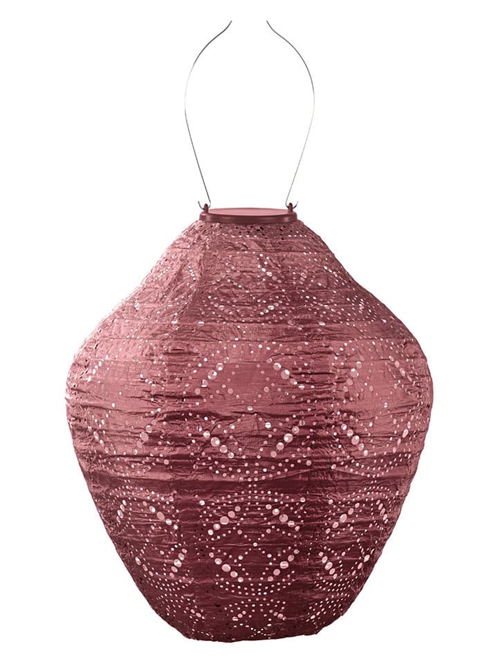 Lumiz Lampion solarny LED "Mandela Jar" w kolorze miedzianym - wys. 34 x Ø 30 cm rozmiar: onesize