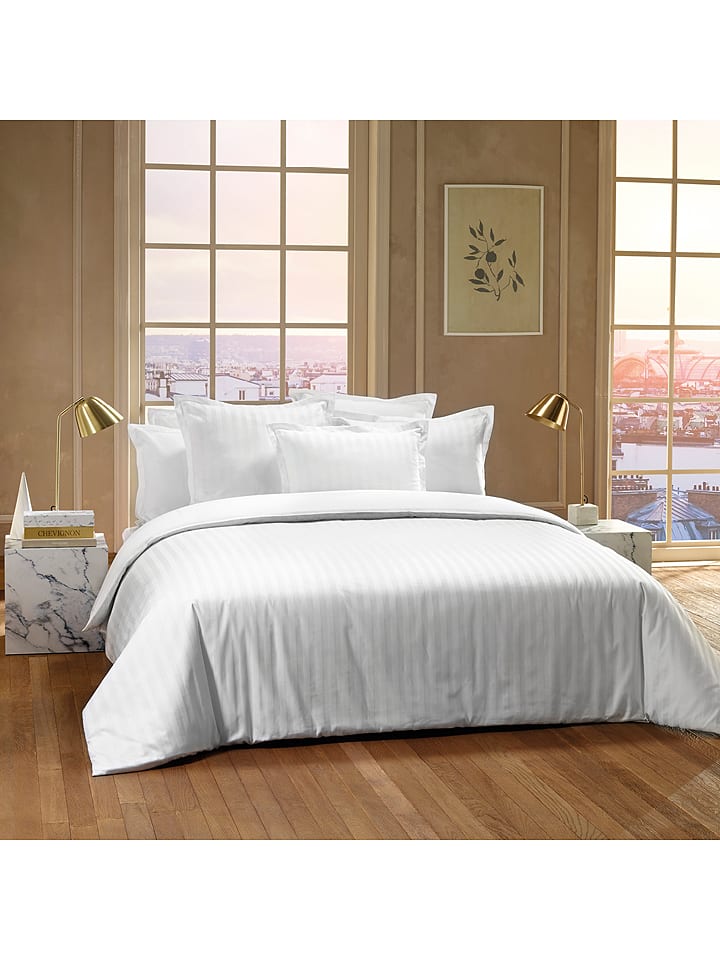 Chevignon Komplet pościeli satynowej w kolorze białym rozmiar: 135x200 cm