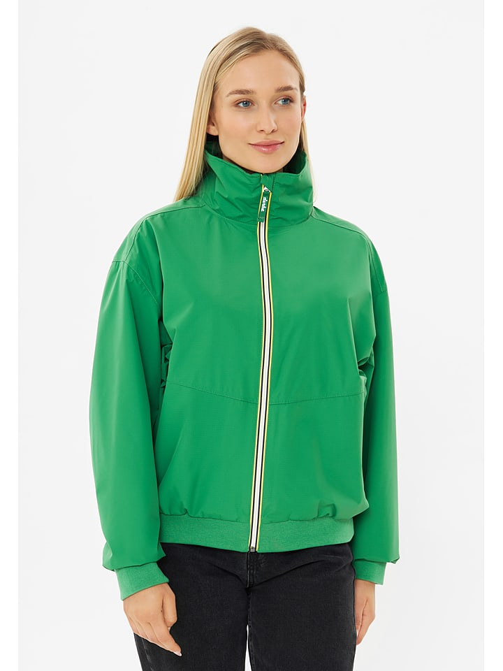 Derbe Kurtka przeciwdeszczowa w kolorze zielonym rozmiar: 44