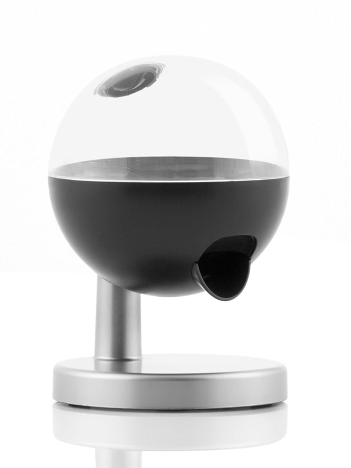 InnovaGoods Dozownik w kolorze srebrno-czarnym do przekąsek - wys. 20 x Ø 12,5 cm rozmiar: onesize