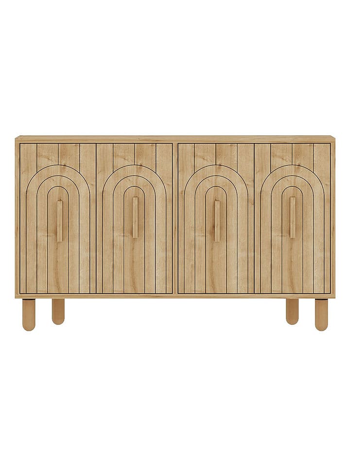 Scandinavia Concept Konsola "Tiger" w kolorze jasnobrązowym - 120 x 73,6 x 29,6 cm rozmiar: onesize