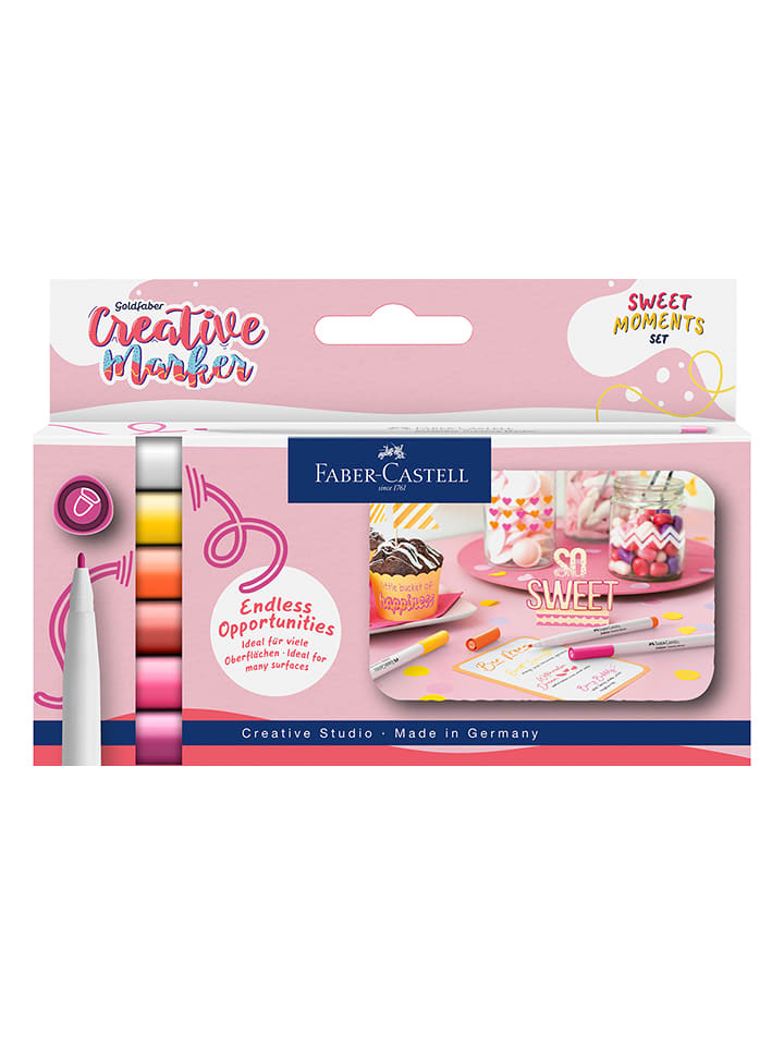 Faber-Castell Flamastry (6 szt.) "Gofa Creative Marker Sweet" rozmiar: onesize