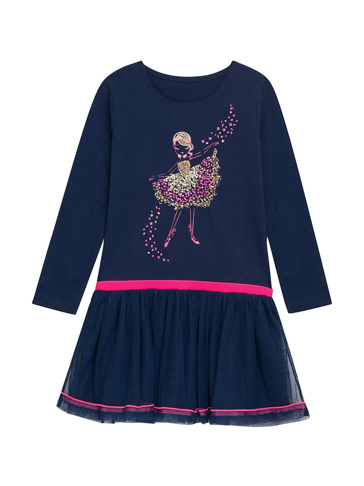 Danamade Sukienka "Dromy" w kolorze granatowym rozmiar: 92