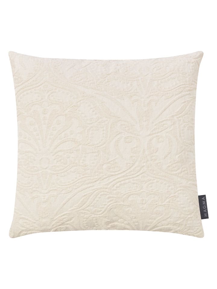 Magma Heimtex Poszewka "Levelin" w kolorze kremowym na poduszkę - 50 x 50 cm rozmiar: onesize