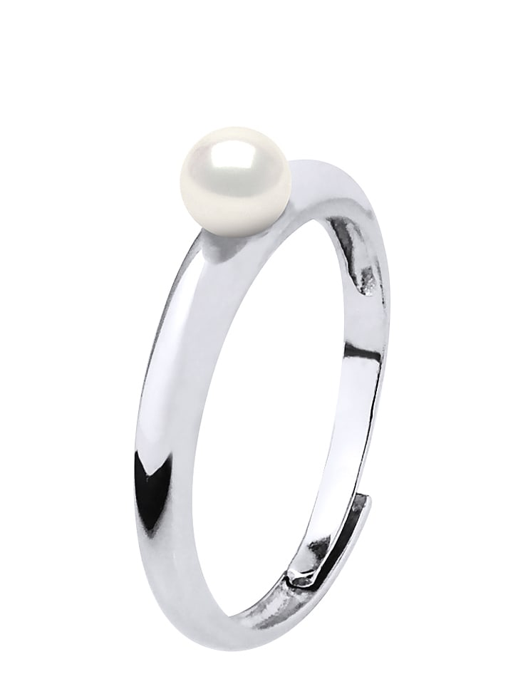 Mitzuko Srebrny pierścionek z perłą rozmiar: onesize