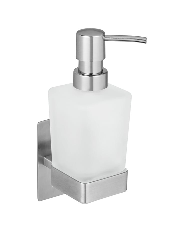 Wenko Dozownik mydła "Genova" w kolorze srebrno-białym - 200 ml rozmiar: onesize