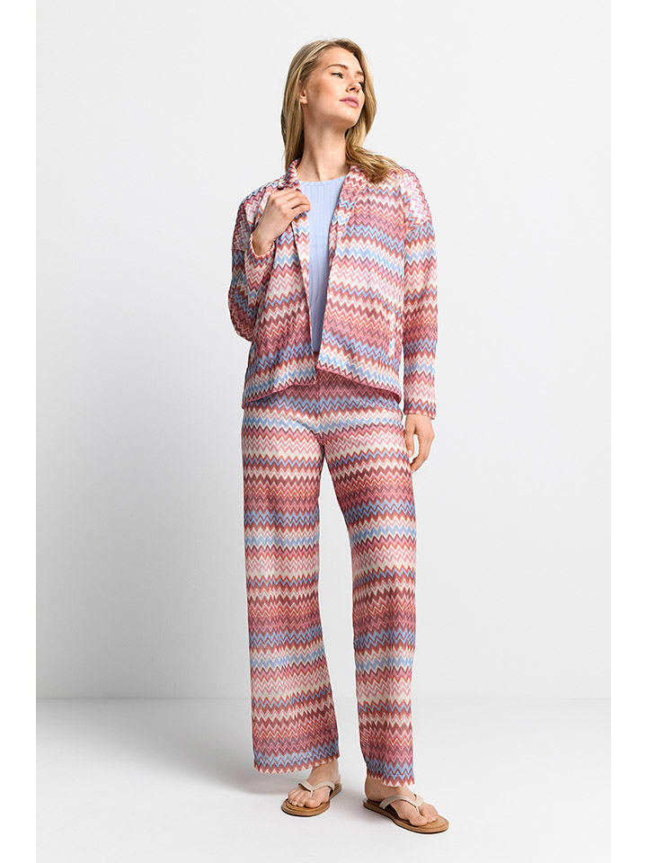 Rich & Royal Blezer w kolorze różowo-błękitnym rozmiar: XL