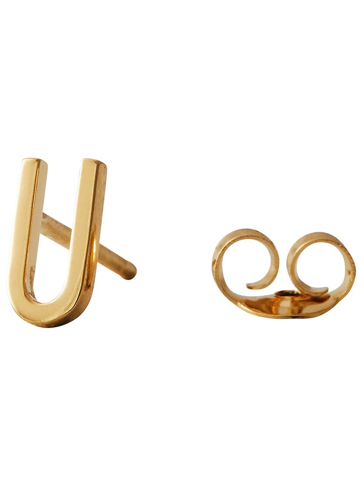 Design Letters Pozłacane kolczyki-wkrętki "Archetypes" rozmiar: onesize