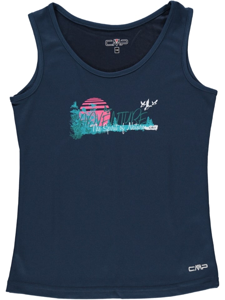 CMP Top funkcyjny w kolorze granatowym rozmiar: 104