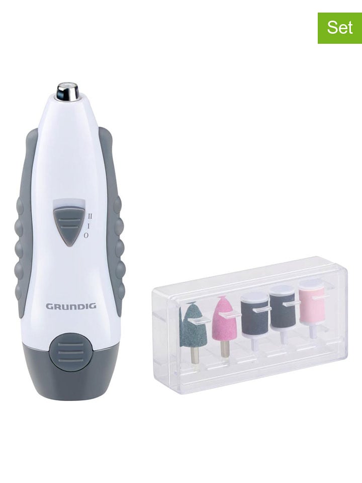 GRUNDIG 6-częściowy zestaw w kolorze biało-szarym rozmiar: onesize