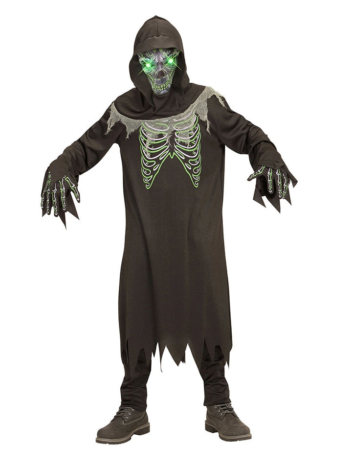 Carnival Party 3-częściowy kostium "Grim reaper" w kolorze czarnym rozmiar: 164