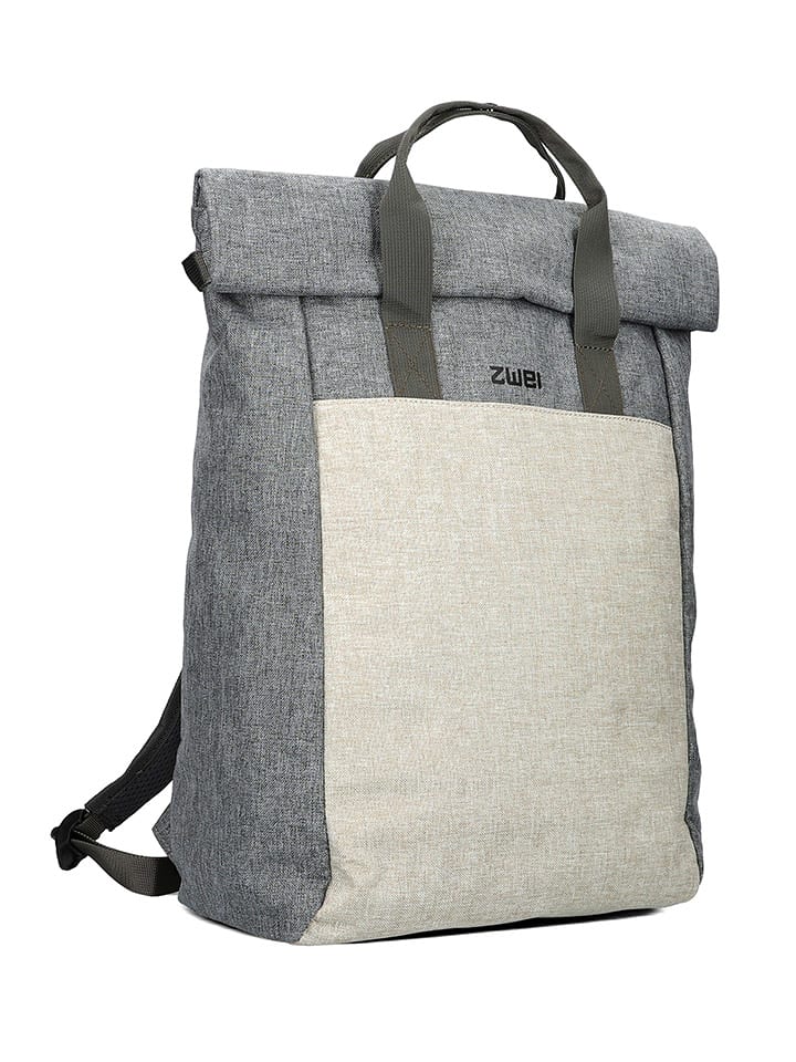 Zwei Plecak "Benno BE260" w kolorze szaro-kremowym - 38 x 53 x 19 cm rozmiar: onesize