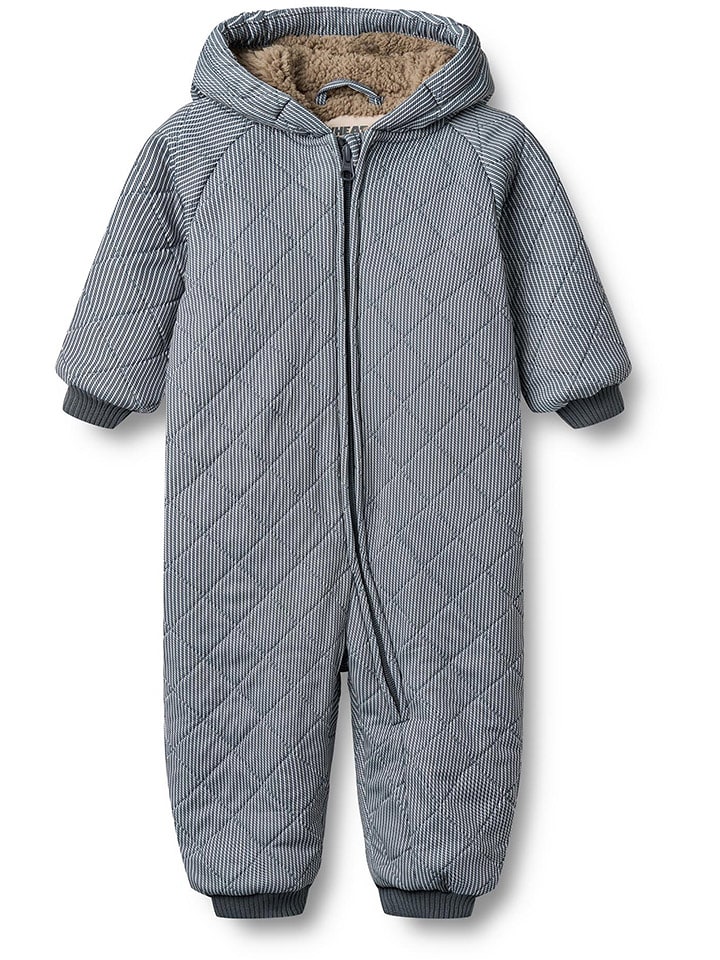 Wheat Kombinezon termiczny "Krammo" w kolorze niebieskim rozmiar: 80