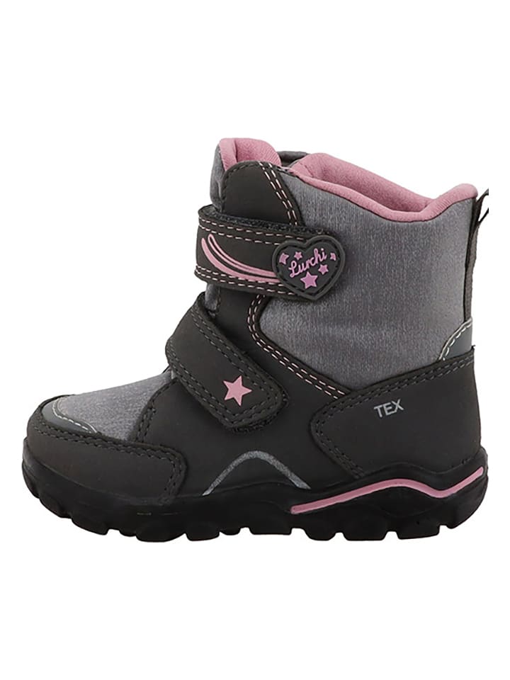 Lurchi Kozaki zimowe "Kami" w kolorze szaro-antracytowym rozmiar: 25