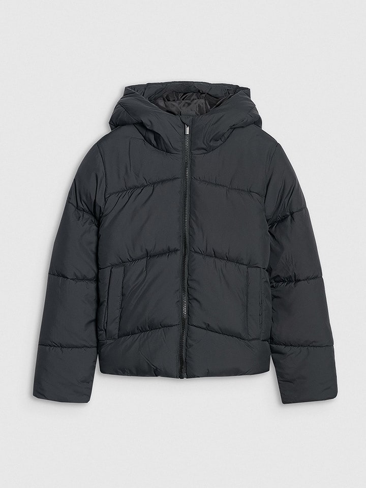 4F Kurtka pikowana w kolorze antracytowym rozmiar: 164