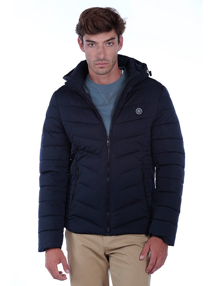 The Time of Bocha Kurtka pikowana w kolorze granatowym rozmiar: S