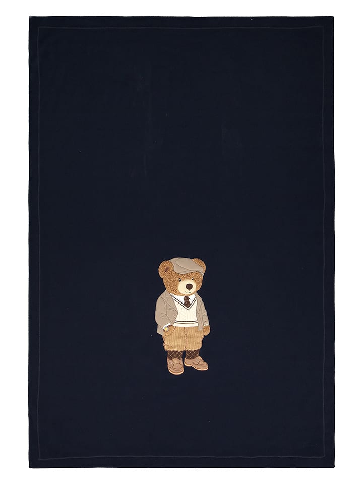 maryplaid Koc w kolorze czarnym rozmiar: 105x150 cm