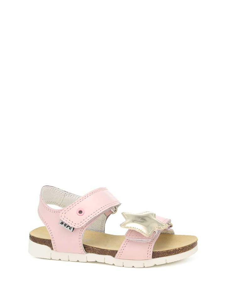 Bartek Skórzane sandały w kolorze jasnoróżowym rozmiar: 27