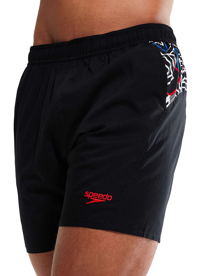 Speedo Szorty kąpielowe "Eco Sport" w kolorze czarnym rozmiar: M