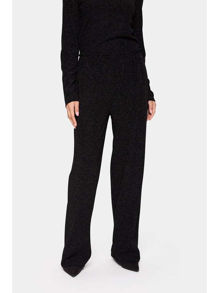 SAINT TROPEZ Spodnie "Huma" w kolorze czarnym rozmiar: XS