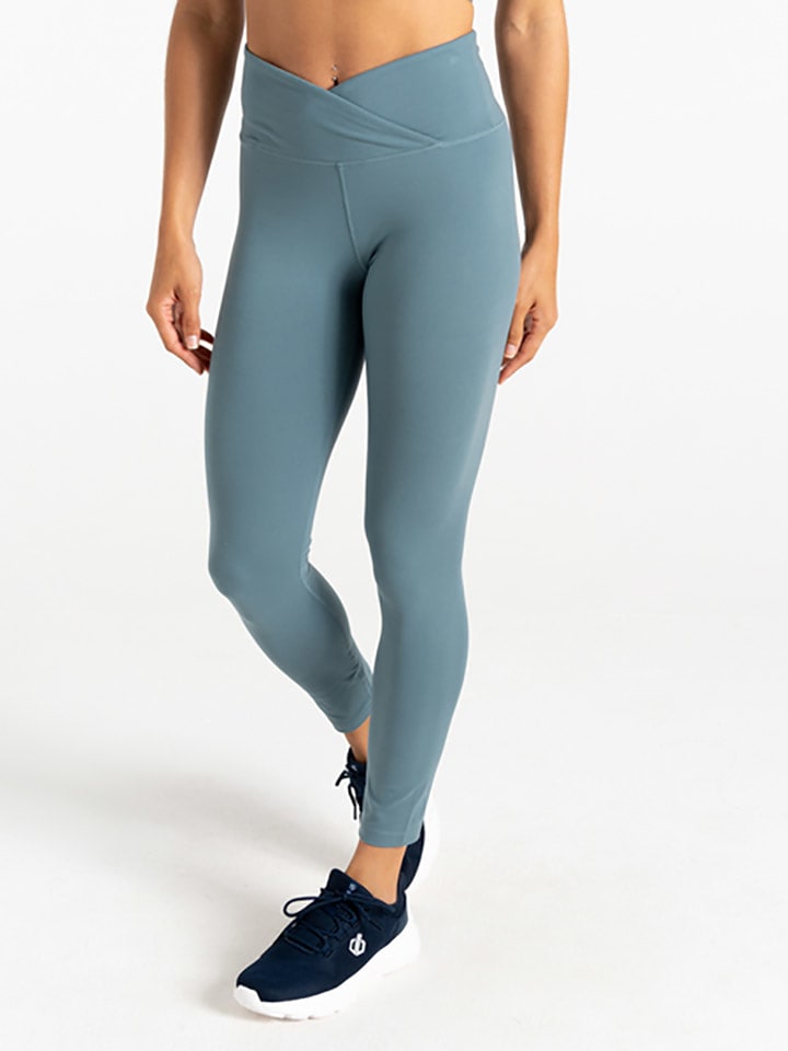 Dare 2b Legginsy sportowe "Revived II" w kolorze błękitnym rozmiar: 42