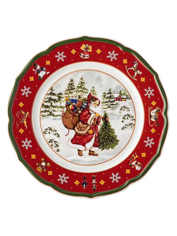 Hutschenreuther Talerz śniadaniowy w kolorze czerwonym - Ø 22 cm rozmiar: onesize