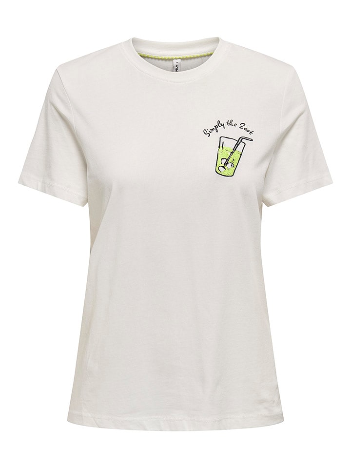 ONLY Koszulka w kolorze białym rozmiar: XL