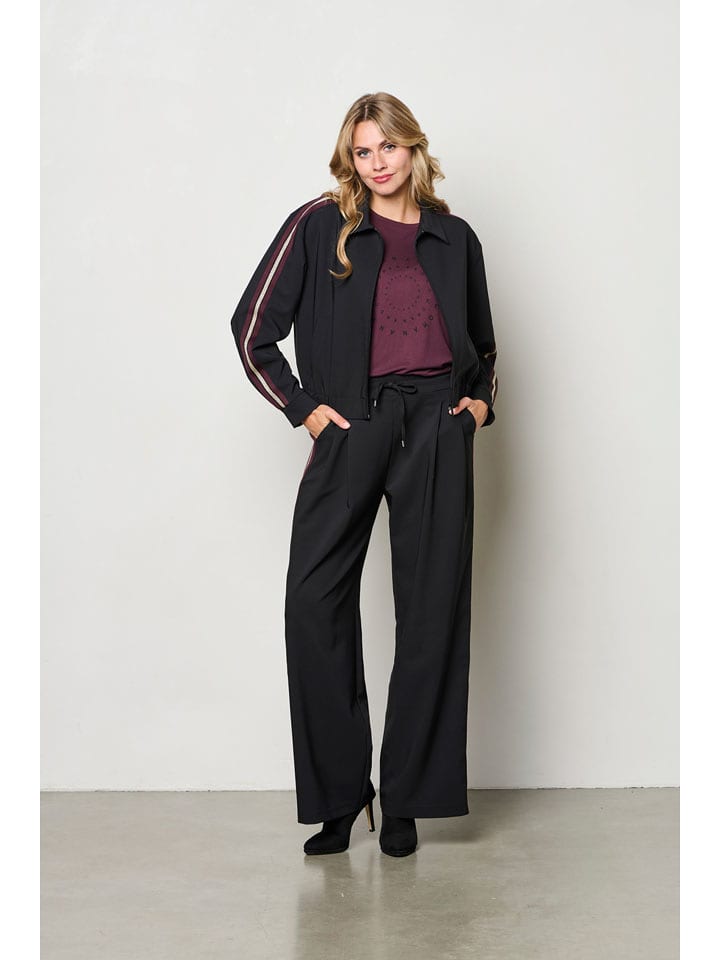 &Co Woman Spodnie "Fiene" w kolorze czarnym rozmiar: M