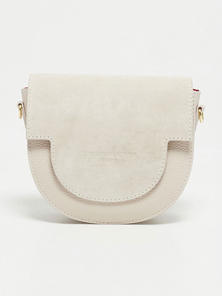 Christian Laurier Skórzana torebka "Lexa" w kolorze kremowym - 22 x 18 x 8 cm rozmiar: onesize