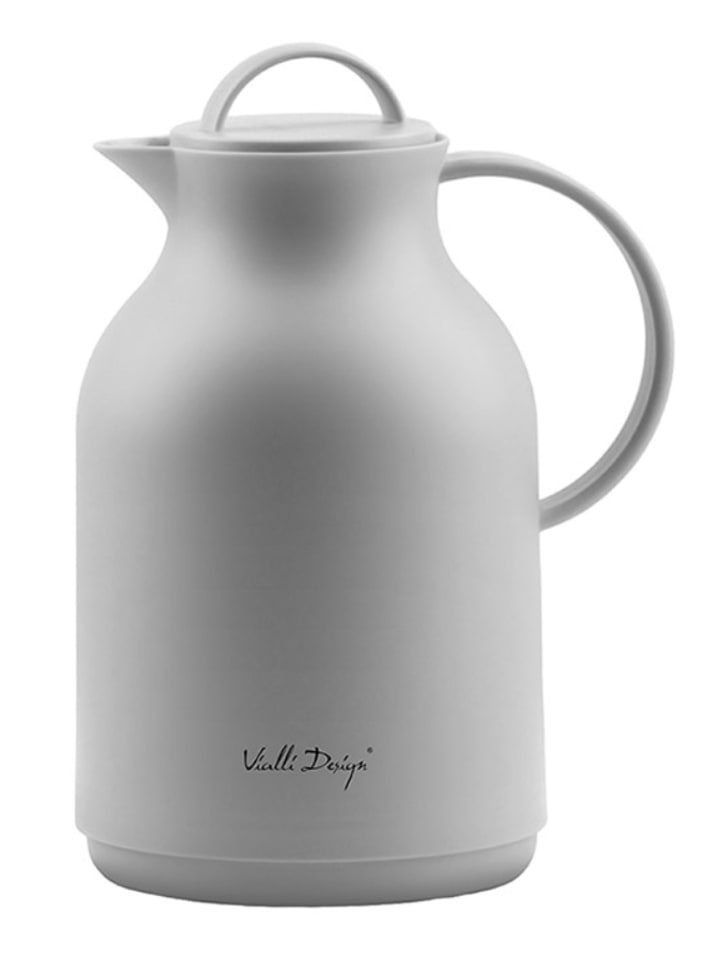 Vialli Design Dzbanek termiczny w kolorze szarym - 1 l rozmiar: onesize