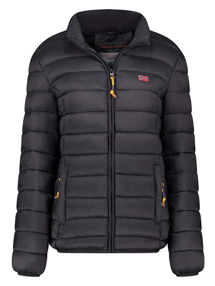 Geographical Norway Kurtka pikowana "Atikolor" w kolorze czarnym rozmiar: 3XL