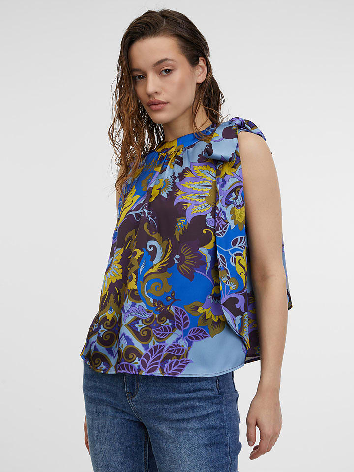 orsay Top w kolorze niebiesko-fioletowym rozmiar: 34