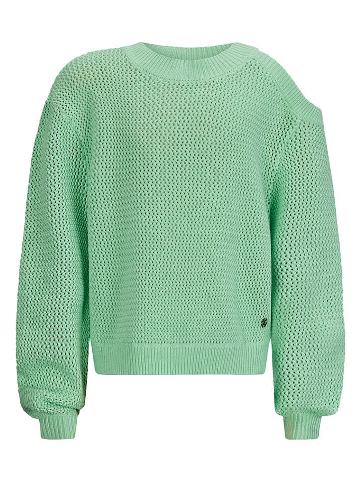 Retour Sweter "Deina" w kolorze zielonym rozmiar: 146/152