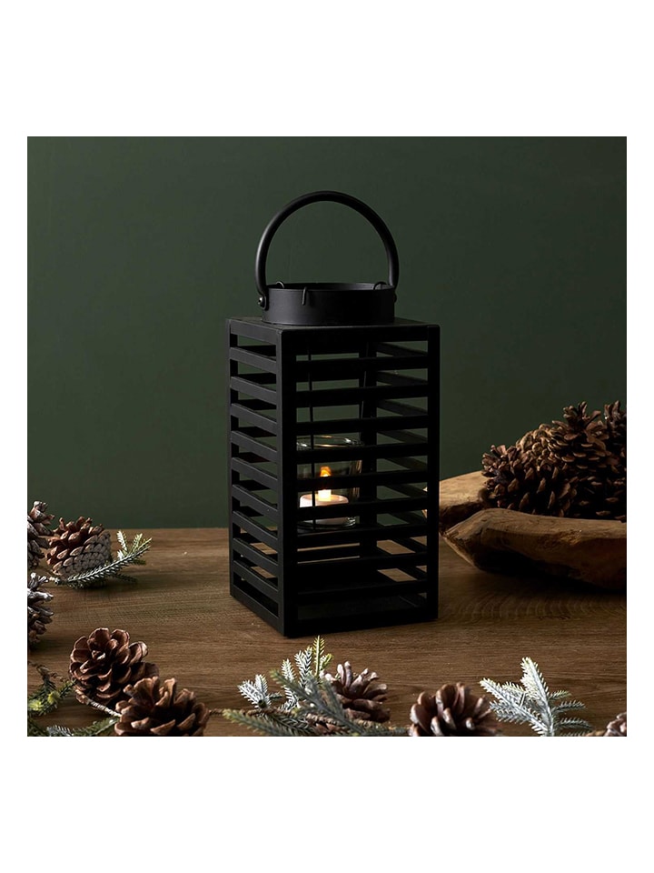 Ethnical Life Lampion w kolorze czarnym - 12 x 24,5 x 12 cm rozmiar: onesize