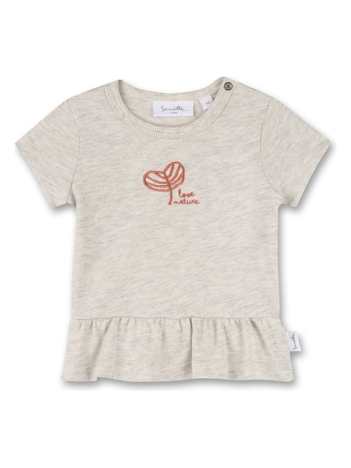 Sanetta Kidswear Koszulka w kolorze beżowym rozmiar: 62