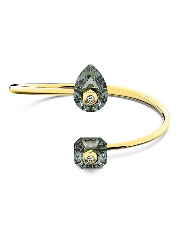 Swarovski Pozłacana bransoletka z elementami ozdobnymi rozmiar: S