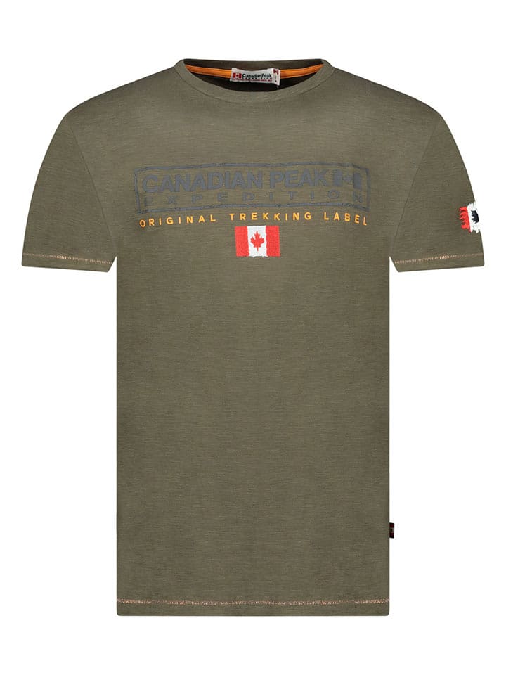 Canadian Peak Koszulka "Jasiceak" w kolorze khaki rozmiar: M