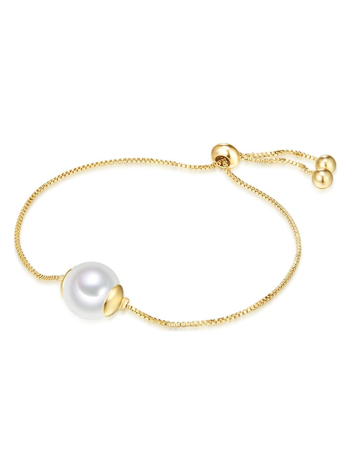 Lulu & Jane Pozłacana bransoletka z perłą rozmiar: onesize