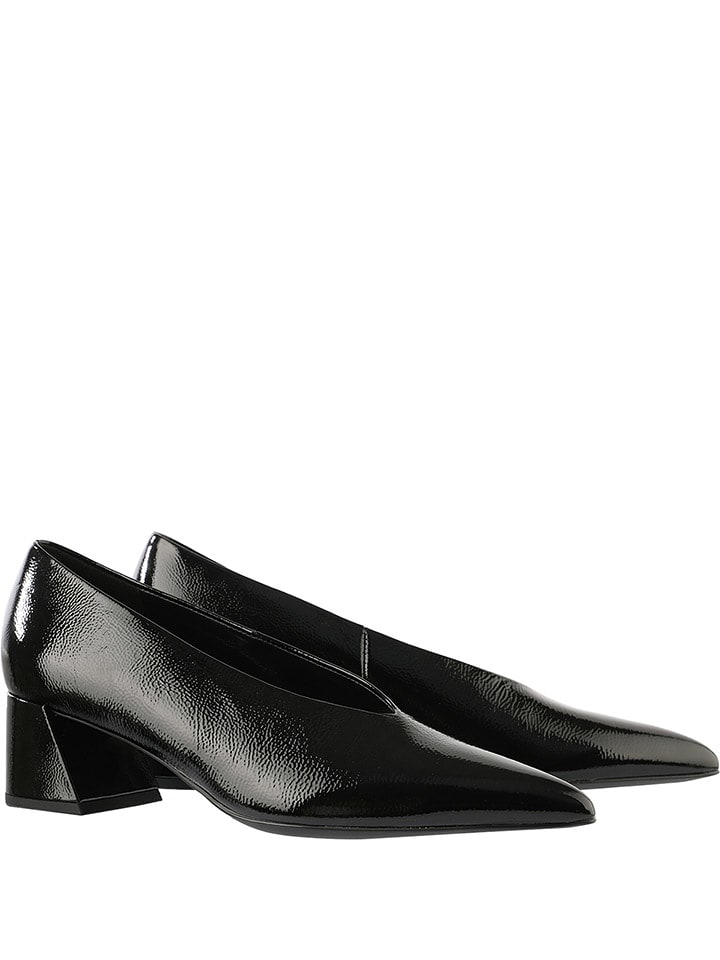 Högl Skórzane czółenka "Savanna" w kolorze czarnym rozmiar: 36