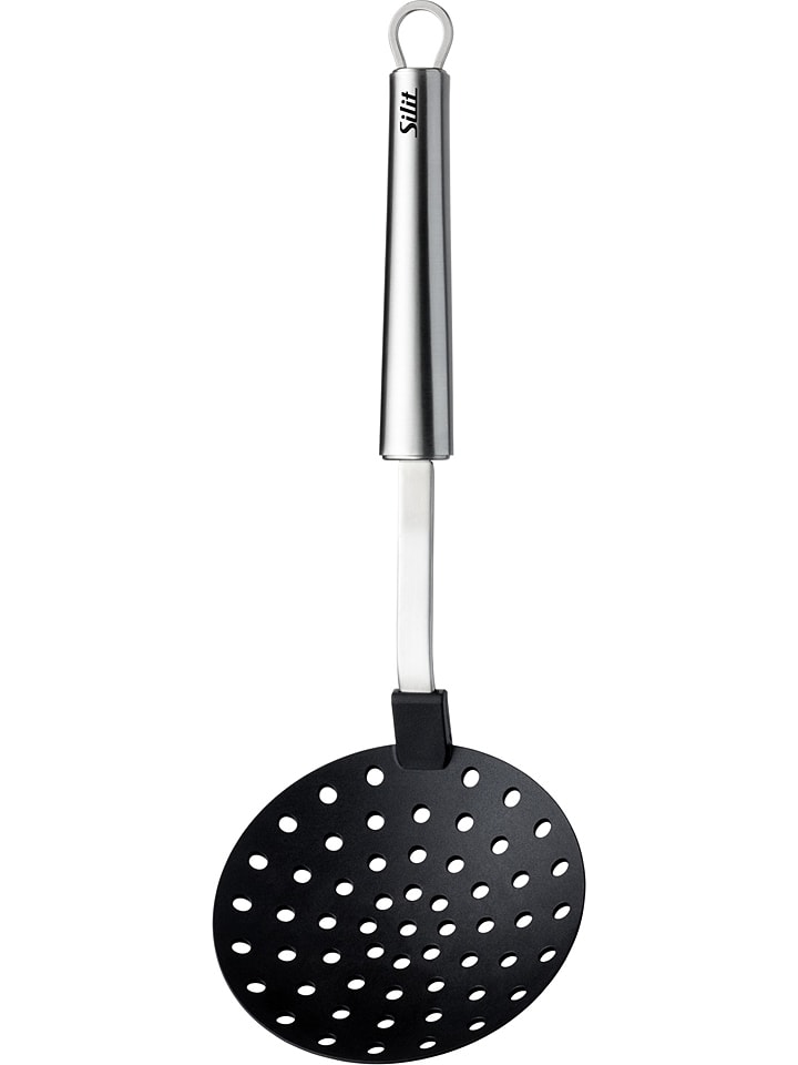 Silit Łyżka cedzakowa "Classic Line" w kolorze srebrno-antracytowym - dł. 33 cm rozmiar: onesize