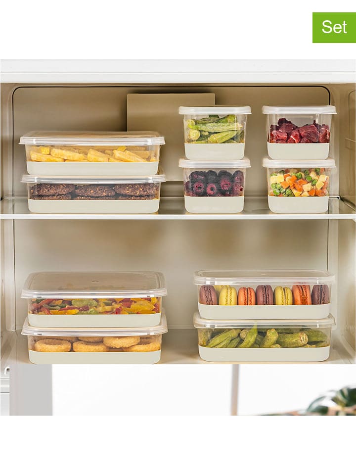 Violeta Home Pojemniki (10 szt.) w kolorze szarym rozmiar: onesize