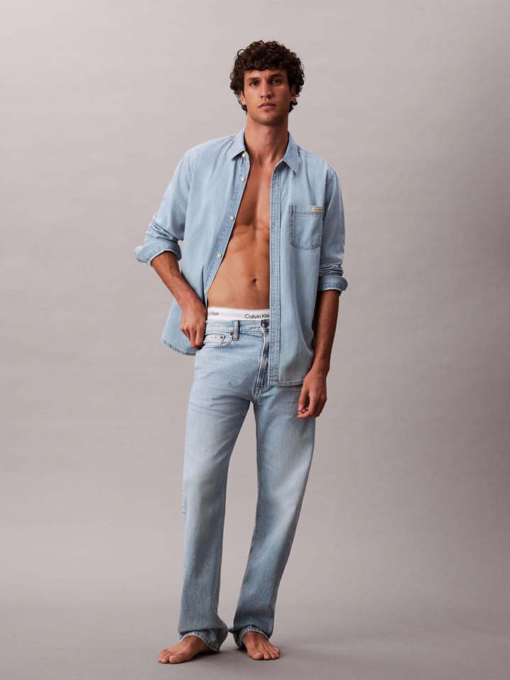 CALVIN KLEIN JEANS Dżinsy - Regular fit - w kolorze błękitnym rozmiar: W38/L32