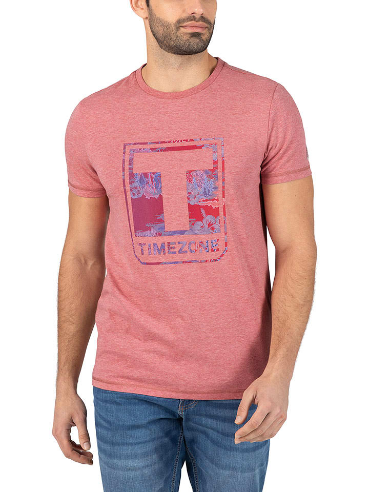 Timezone Koszulka w kolorze czerwonym rozmiar: 3XL