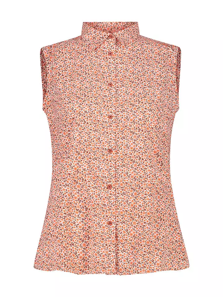 cmp Bluzka funkcyjna w kolorze jasnoróżowo-pomarańczowym rozmiar: 42