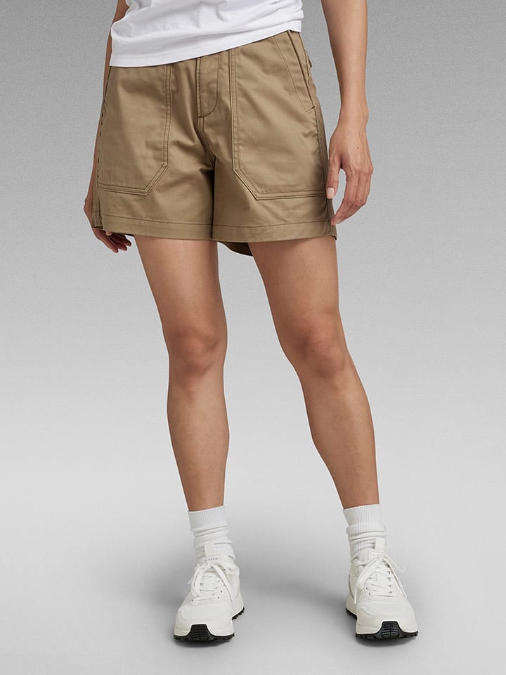 G-Star Szorty w kolorze beżowym rozmiar: W32